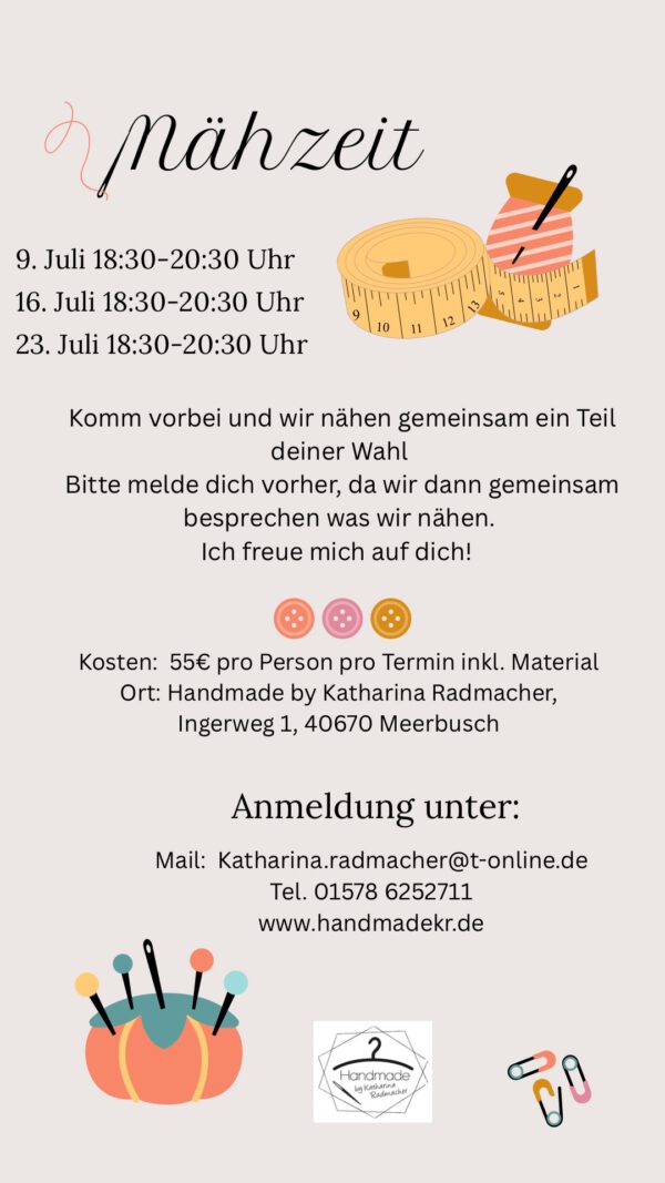 Nähzeit  - 9.Juli