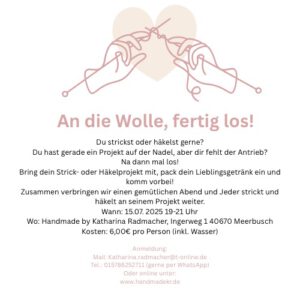 An die Wolle, fertig, los!