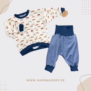 Größe: 62/68 - Set mit Pumphose & Oversized Sweater