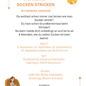 Workshop - Socken stricken mit Barbara Harzheim
