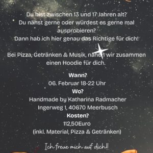 Late Night Nähen für Teenies