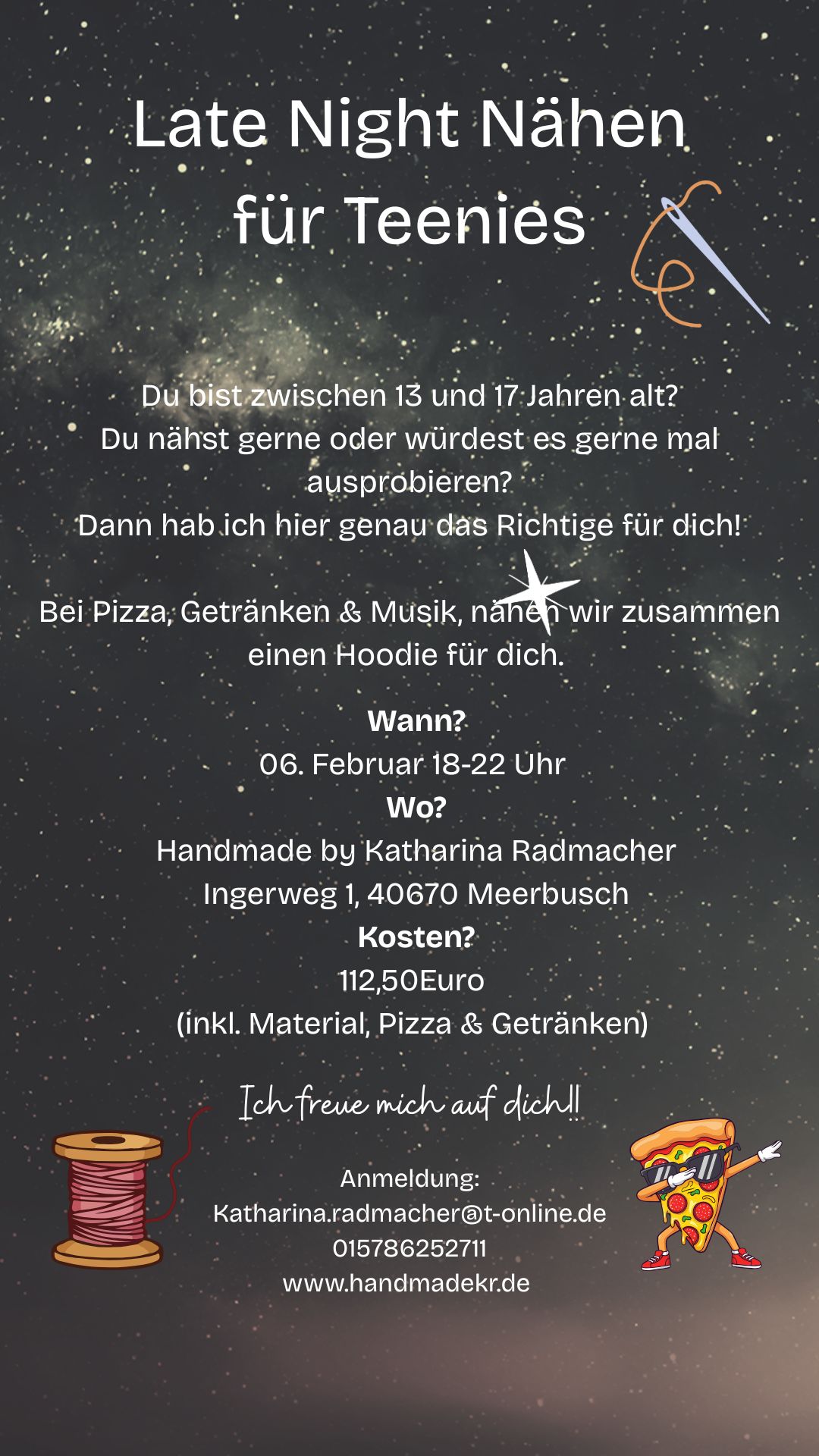 Late Night Nähen für Teenies