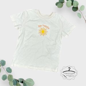 Größe: 98/104 - T-Shirt bestickt