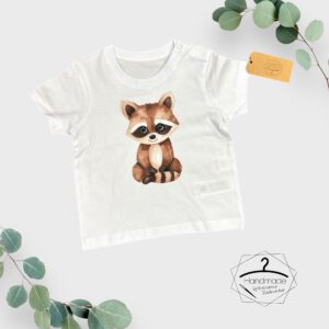 Größe: 80/86 - T-Shirt „Waschbär“
