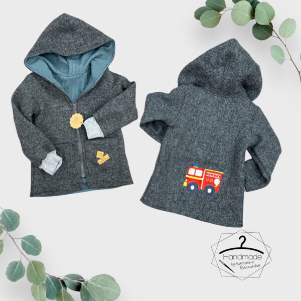 Größe: 116 - Wollwalk Jacke