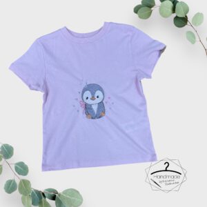 Größe: 98/104 - T-Shirt bestickt