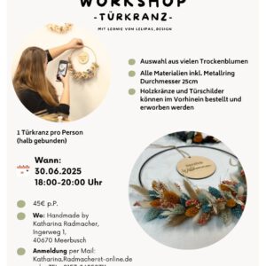 Trockenblumen Workshop - Türkränze
